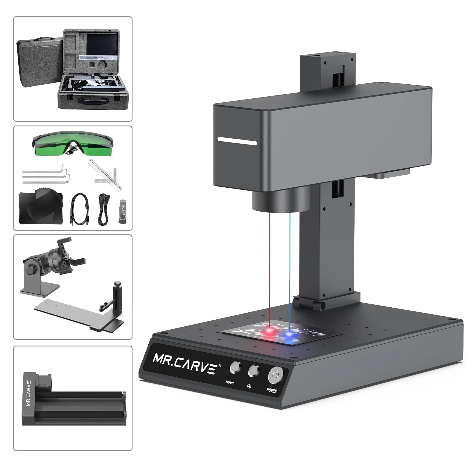 

New MR CARVE M4 Desktop Laser Engraver Engraving Cutting Machine Dual Laser DIY 3d Jewelry Fiber Laser Engraving Machines