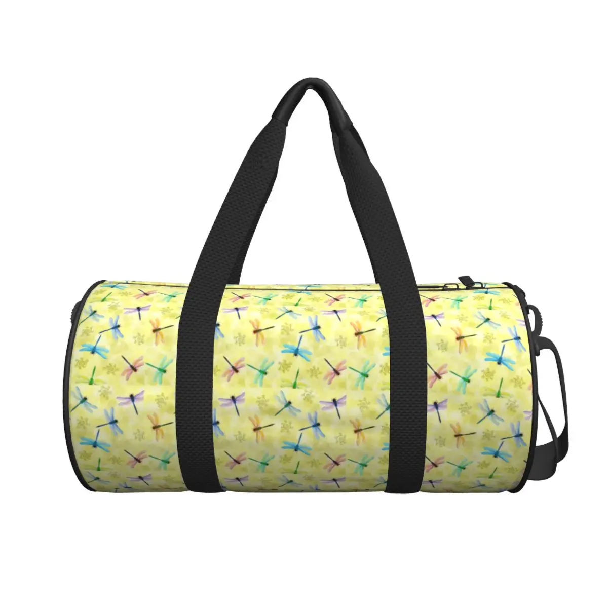 Pastel Dragonfly Sport Bags Colorful Animal Large Gym Bag Portable Male Female Pattern Handbag Swimming Colorful Fitness Bag