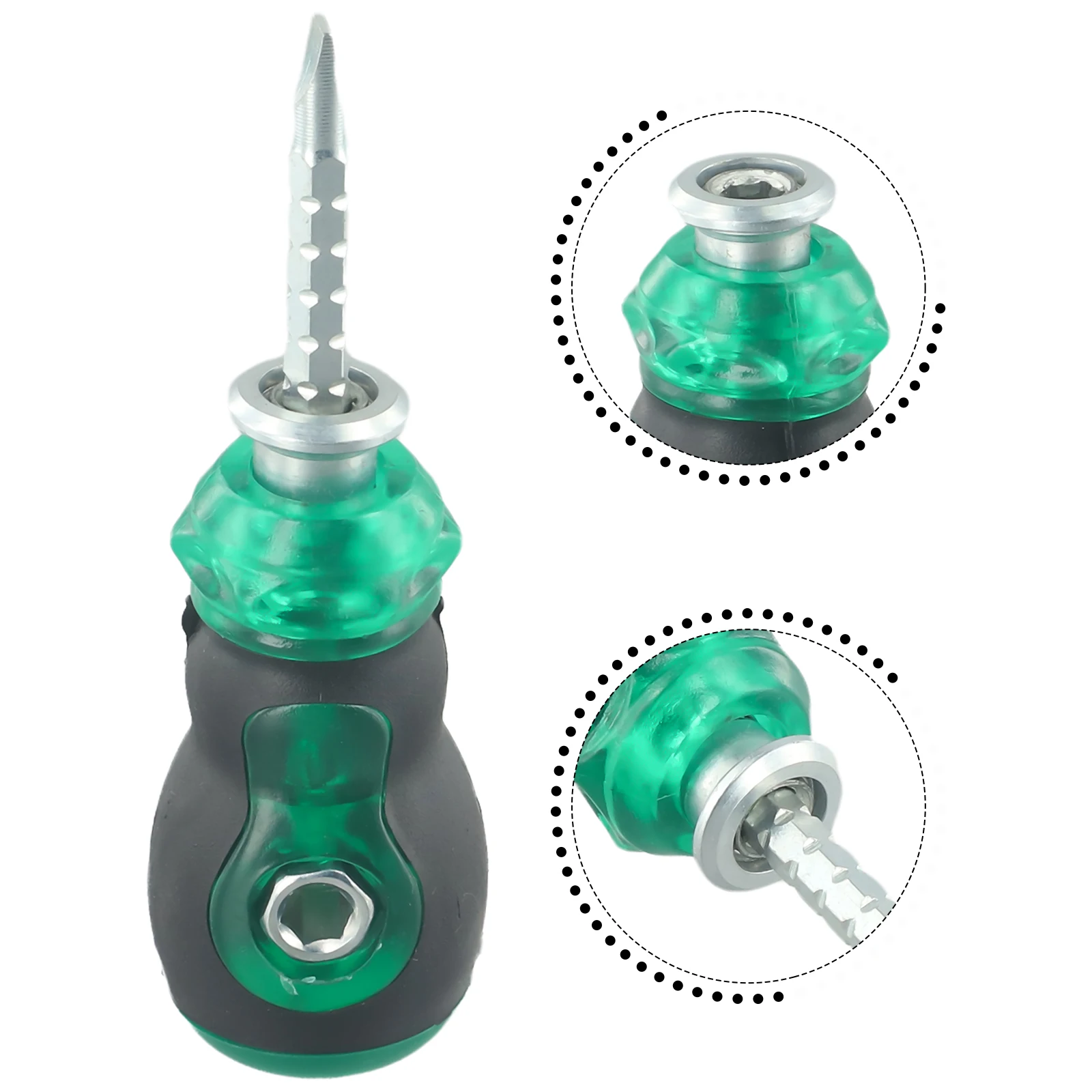 Scalable Screwdriver More Labor-saving Short Distance Chrome Vanadium Steel Magnetic Mini Dual Purpose Portable