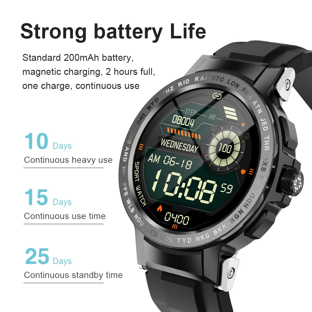 Niwevol IP68กันน้ำสมาร์ทนาฬิกาผู้ชาย2022ใหม่ที่กำหนดเอง Dial กีฬา Heart Rate นาฬิกาฟิตเนสสำหรับ Android IOS Smartwatch