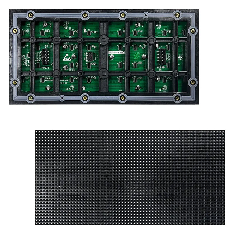 Module de panneau d'écran LED extérieur P5 320*160mm 64*32 pixels Module de panneau d'affichage LED P5 polychrome SMD RGB