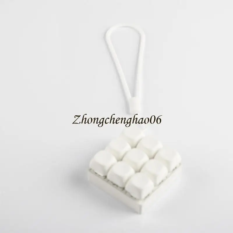 Mini 9 Key Toy Keychain Mechanical Switches Tester For Training And Travel 601F