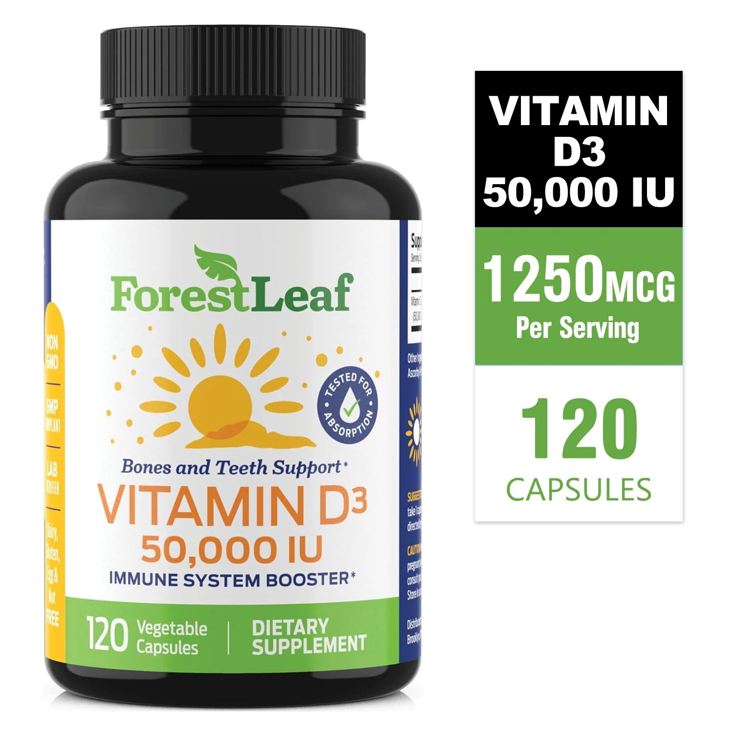 

Капсулы с витамином D3, 50 000 МЕ – Стимулируют метаболизм, укрепляют здоровье костей и суставов, улучшают иммунитет, поддерживают питание и здоровье костей