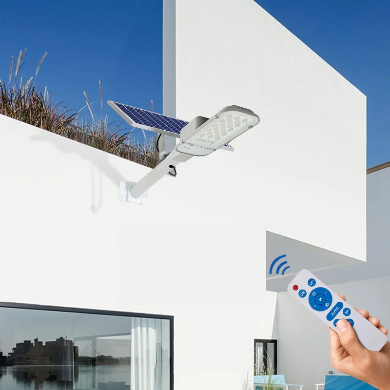 RUISENZHUO Solar Street Lamp Outdoor Solar Security Flood Lamp Dusk to Dawn Auto Lightight For Garage Garden Terrace Parking-lot