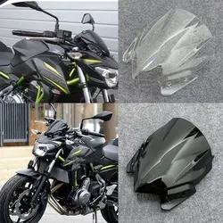 For Kawasaki Z650 Z 650 2017 2018 2019 Motorcycle Windscreen Screen Wind Deflectors Double Bubble Windshield