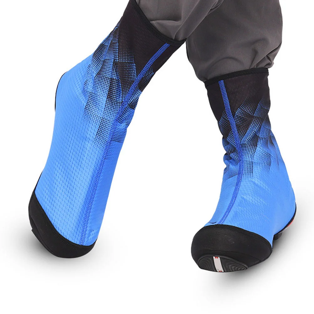 

1Pair Waterproof Shoe Covers Thermal Warm Windproof Overshoes for Cycling Bike Riding Winter Sports Unisex Bike Shoe Covers