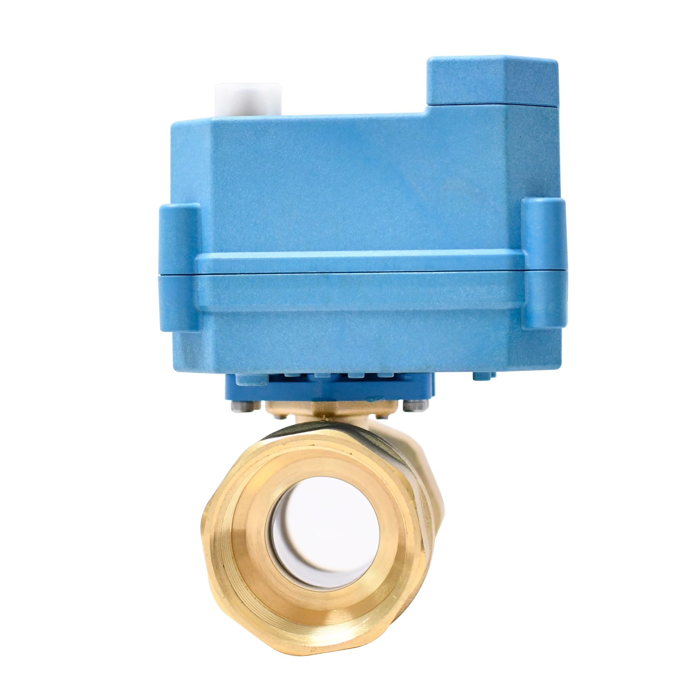 2 Way 1-1/4'' Brass E20 Lorawan Wireless  Electric Control Valve EU868 / US915 / AU915
