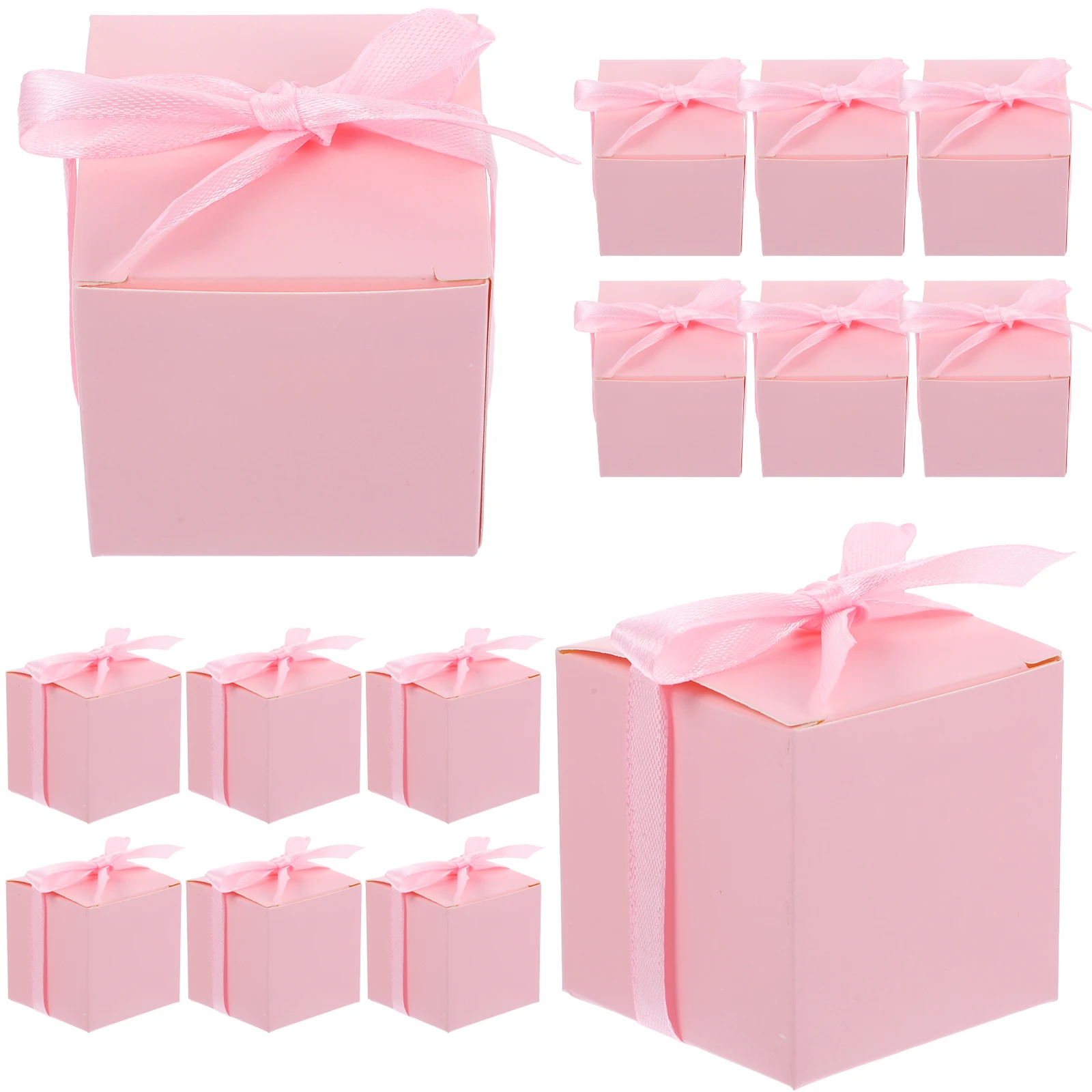 

50 set Candy Boxes Cookies Packaging Party Carton Valentine Gift Wrapping Paper Decorative Craft Storage Holiday Wedding Favors