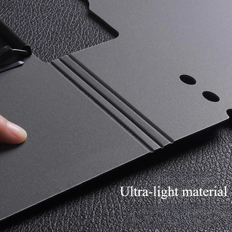 A4 مشبك لوحة المستندات معلومات متعددة الوظائف اجتماع لوحة الكتب الأفقية اللوازم المكتبية تشطيب مشبك ملف العقد