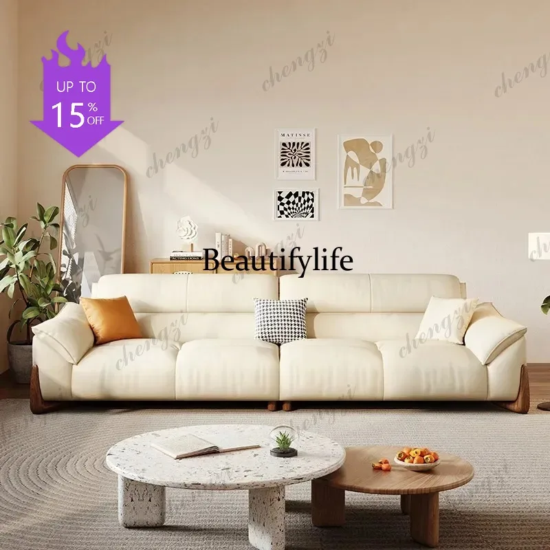 

07 Home Couch Sectional Sofa Armchair Couchs Luxury Modern Light Leather Sofa Comfortable Living Room Sofas