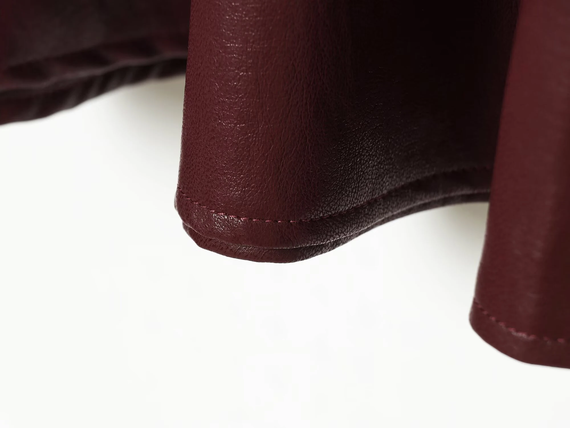 2026 Herbst Neuheit Vielseitiger Lässiger Damen-Midi-Rock mit Leder-Effekt und A-Linien-Schnitt – Detail 12