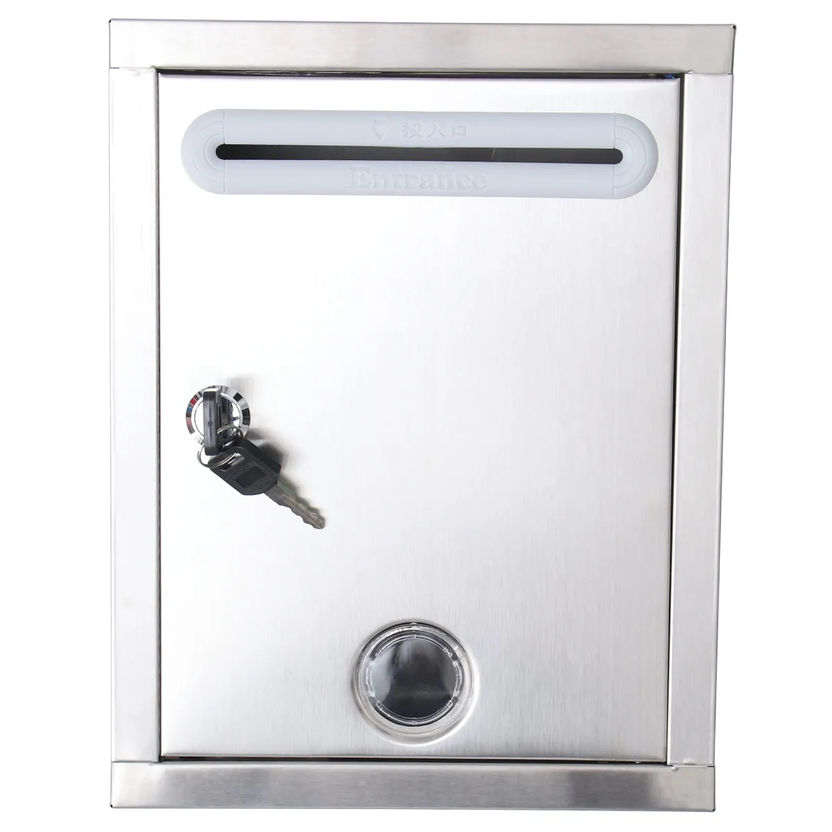 Waterproof Wall Mail Box Stainless Steel Small Mailbox Retro Design Hung Suggestion Company Letters