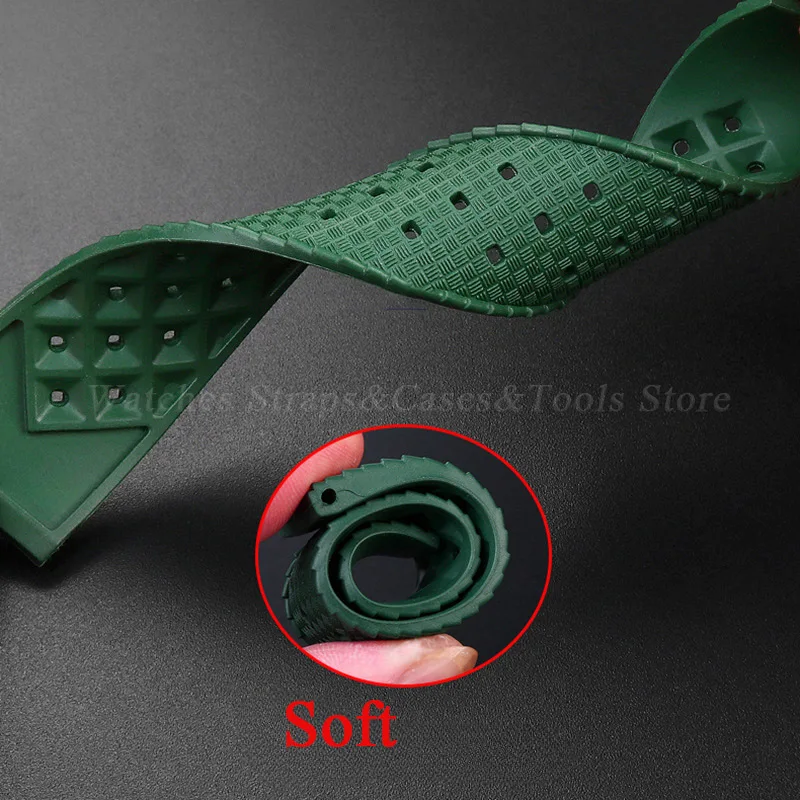 Premium Grade Tropic Silicone Watch Strap 20mm 22mm For Seiko For Oris For Omega Quick Release Diving Waterproof Rubber Bracelet