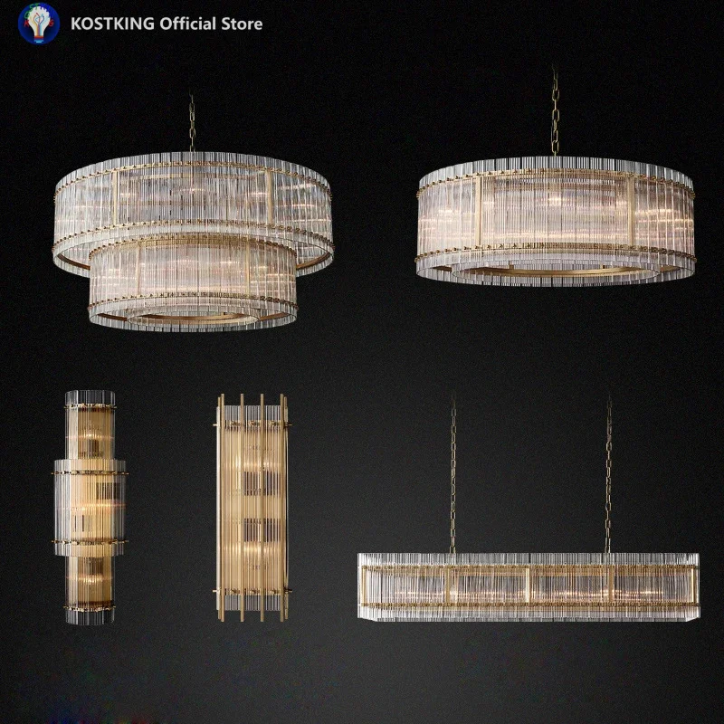 

Retro American Brass Black Chrome Ceiling LED 2025 Trendy Chandelier Lighting Lustre Suspension Luminaire Lampen For Living Room