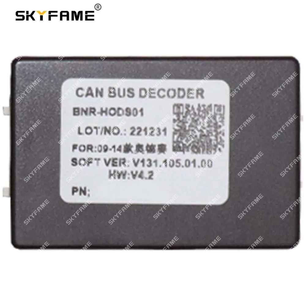 SKYFAME Car 16pin adattatore per cablaggio Canbus Box Decoder cavo di alimentazione Radio Android per Honda Odyssey