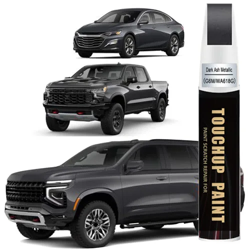 Dark Ash Metallic(G6M/WA618G) Touch up Paint for Chevrolet OEM Color Match Car Paint Scratch Repair Kit
