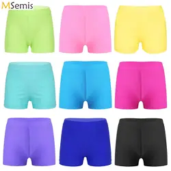 Ballet Shorts For Girl Kids Boy-cut Low Rise Activewear Dance Shorts Hip Hop Jazz Dance Short Pants Yoga Workout Gymnastic Wear