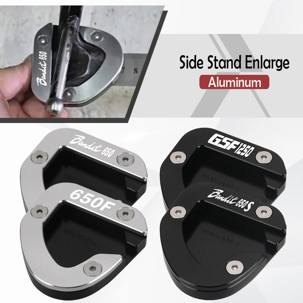 

Motorcycle Side Stand Enlarge Kickstand Enlarger Support Extension For Suzuki GSF1250 GSF 1250 S 1250S ABS Bandit 1250 2007~2016