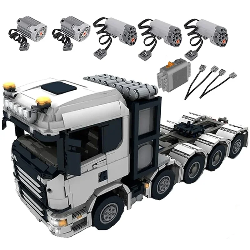 

3931 шт. 10x4 SLT инженерный контейнер для трактора самосвал трейлер голова башни DIY креативная детская игрушка подарочная технология блоки