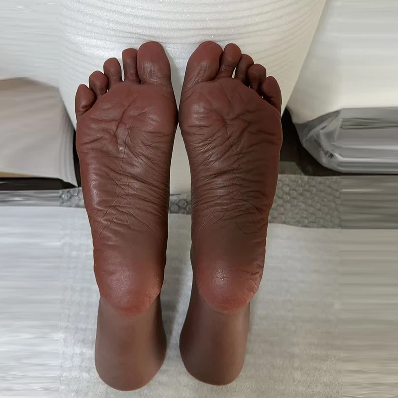 Lifelike Female Foot Model Simulation Silicone Mannequin Ballet Feet Fetish for Footjob Art Collection Shoes Display 22.5cm 3816
