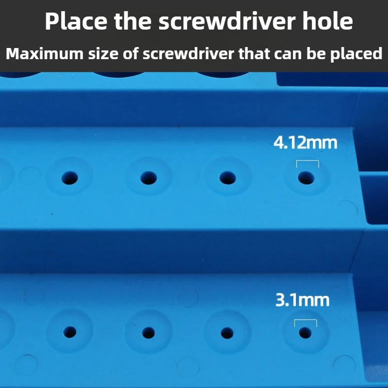 صندوق تخزين أدوات إصلاح الهاتف المحمول، صناديق تنظيم قطع الغيار متعددة الوظائف، صناديق تخزين مفك براغي بلاستيكية لسطح المكتب