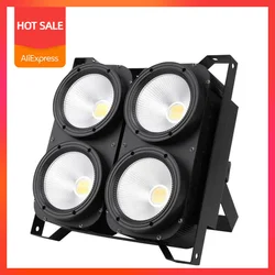 Stroboscooplamp 4X100W Cob Led Blinder Light Disco Party Club Bar Dj Show Publiek Licht Feestlicht Dmx Disco Licht Evenement Show