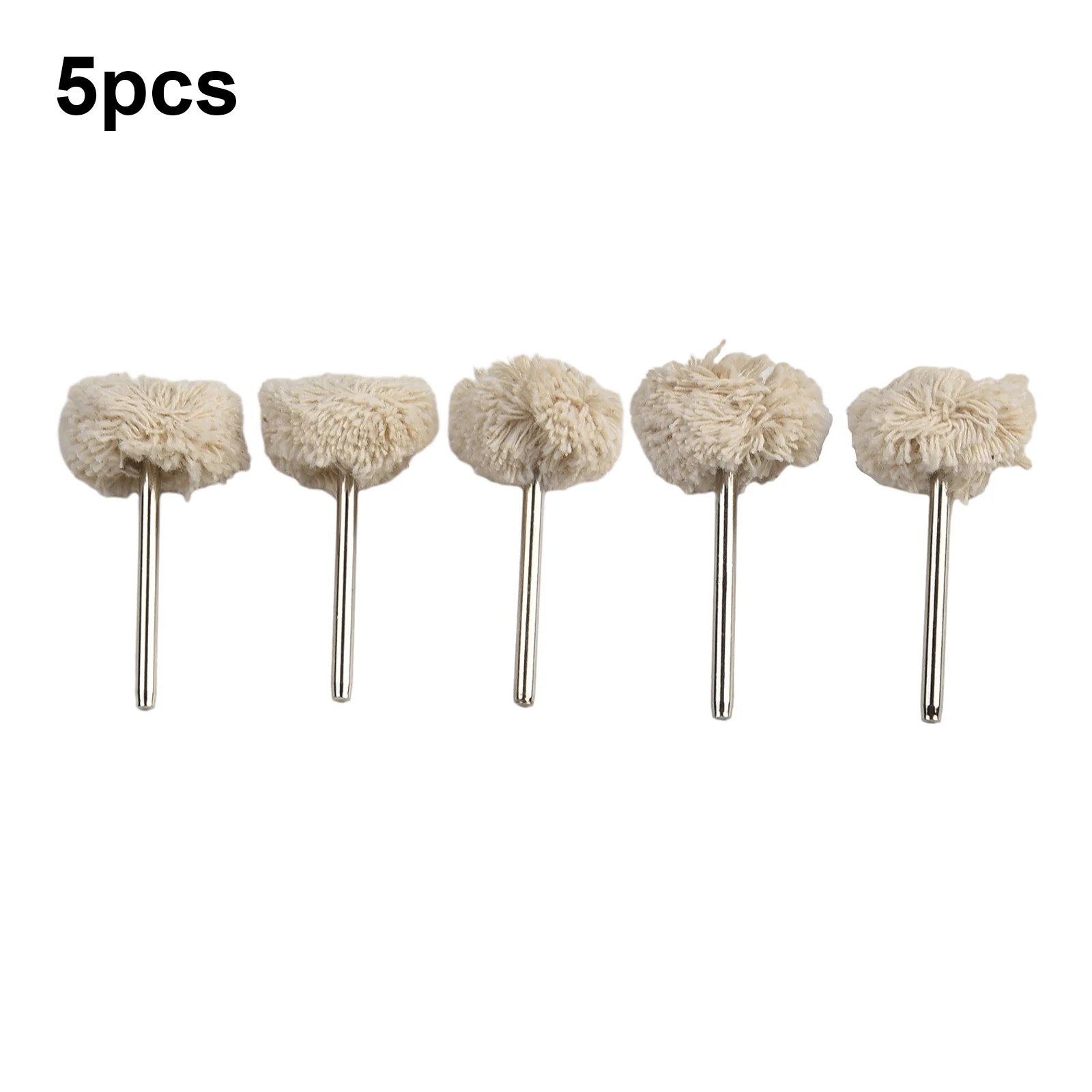 

Practical Wool Polishing Wheel Buffing Tools 25mm Head Diameter 3mm Shank Grinders Accessories With Metal Handle