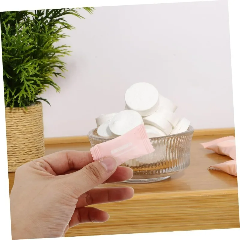 50PCS Mini Compressed Towel Disposable Capsules Towel Magic Face Care Tablet Outdoor Travel Cloth Wipes Paper Tissue 2026 view 5