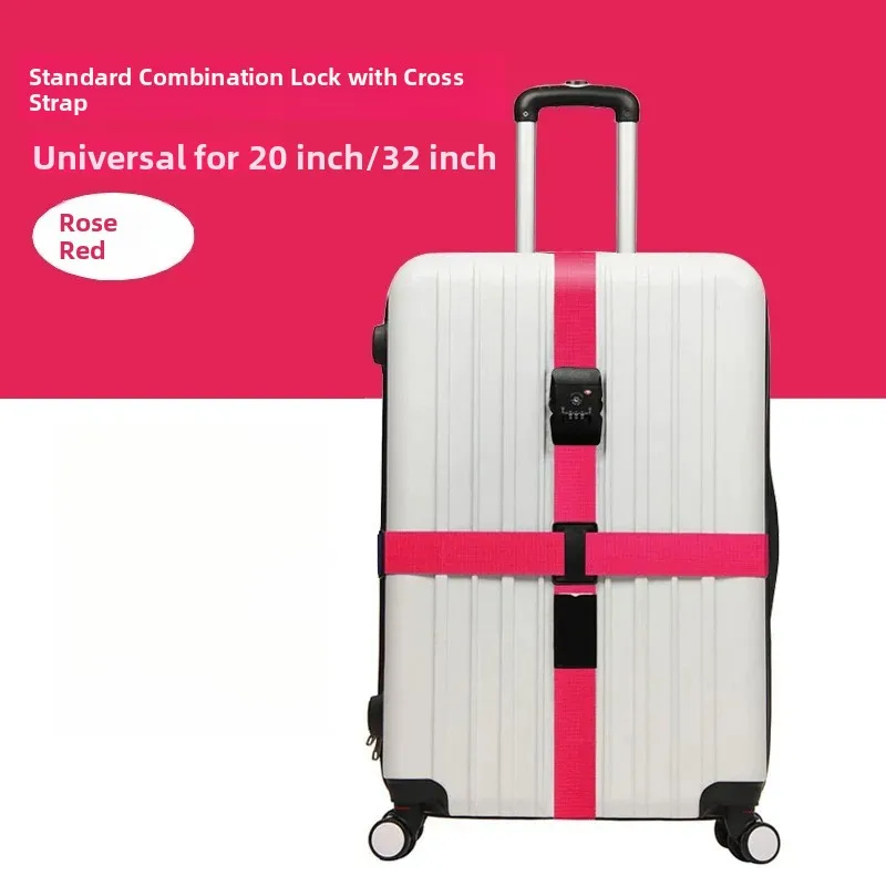 Children's Luggage Strap Fixed Cross Password Lock Packing Tie Travel Bag Household  Baggage Fastener