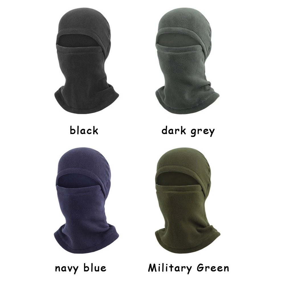 Winter Warm Outdoor Riding Full Face Mask Covers Balaclava Fleece Motorcycle Fishing Skiing Face Mask Warm Windproof Cover Hat