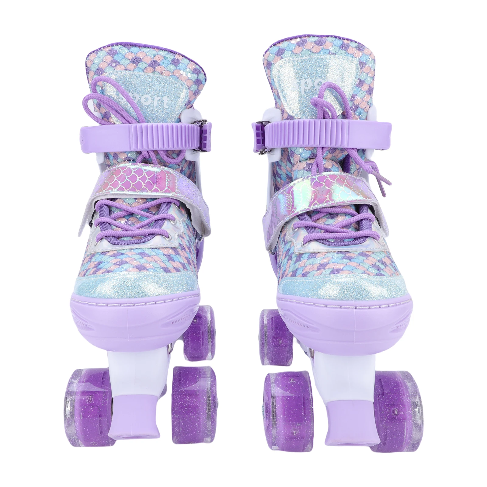 Kids Roller Skates Adjustable Adjustable Flashing Wheel ABEC Bearing Triple Protection for Outdoor Indoor Adjustable Roller Skat view 6