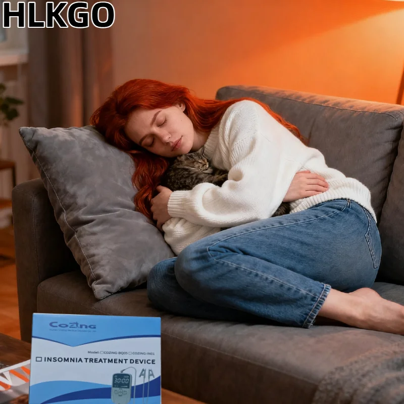 USB Rechargeable CES Sleep Helper Home Use for Insomnia and Anxiety Relief Ear Clip Device