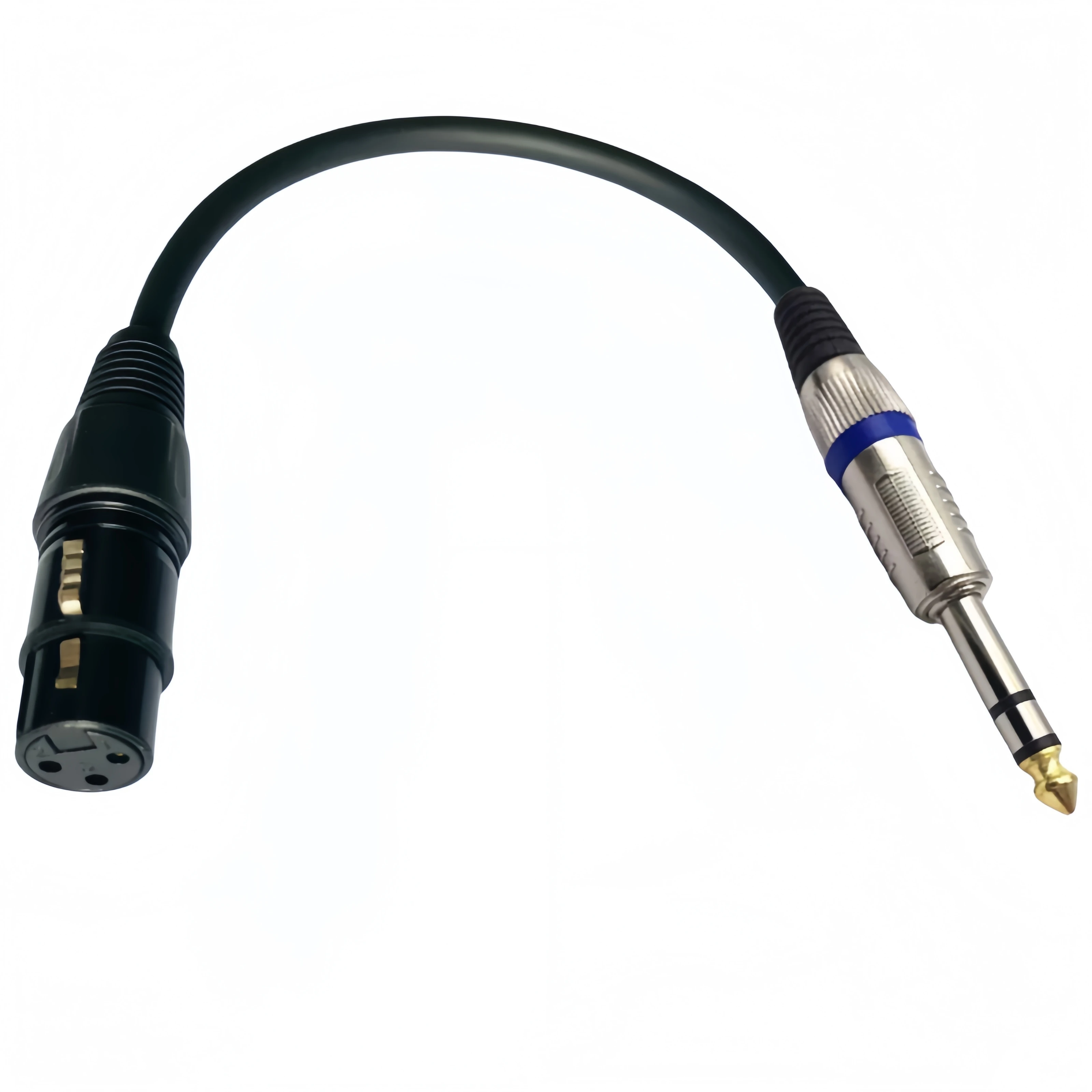 6.35mm Trs to Xlr Female Audio Cable, 6.35mm Trs (Stereo) to Three-Core Xlr Female Connector (Xlr-F) Connection Cable