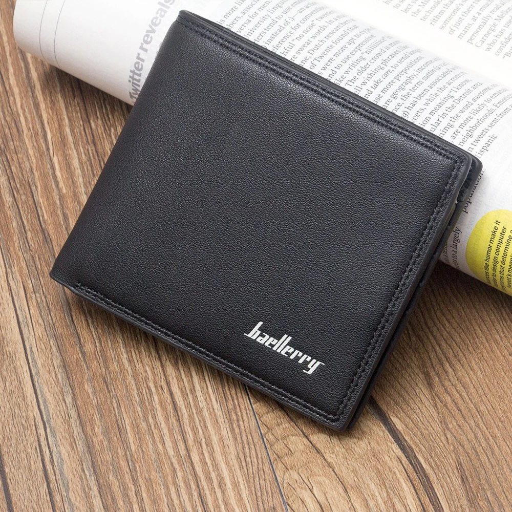 Baellerry Butterweiche, schlanke Geldbörse für Herren, minimalistischer Kartenhalter aus PU-Leder – Vordertasche, RFID-blockierender Geld-Organizer – Detail 7