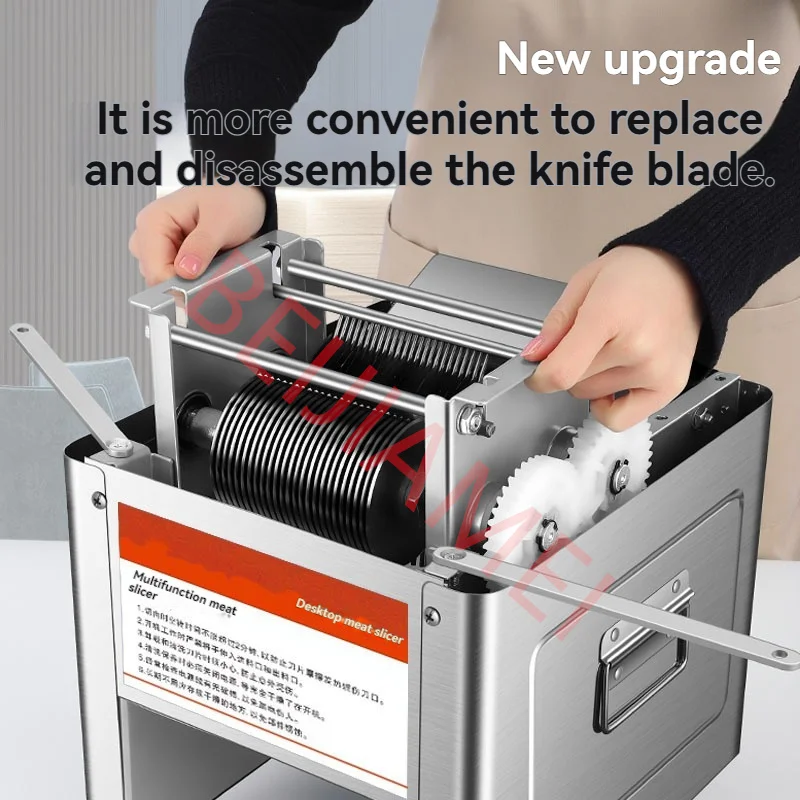 Electric Vegetable Cutter Machine Multifunctional Commercial Pepper Slicing Shredder Cutting Machine Scallion for Home Use