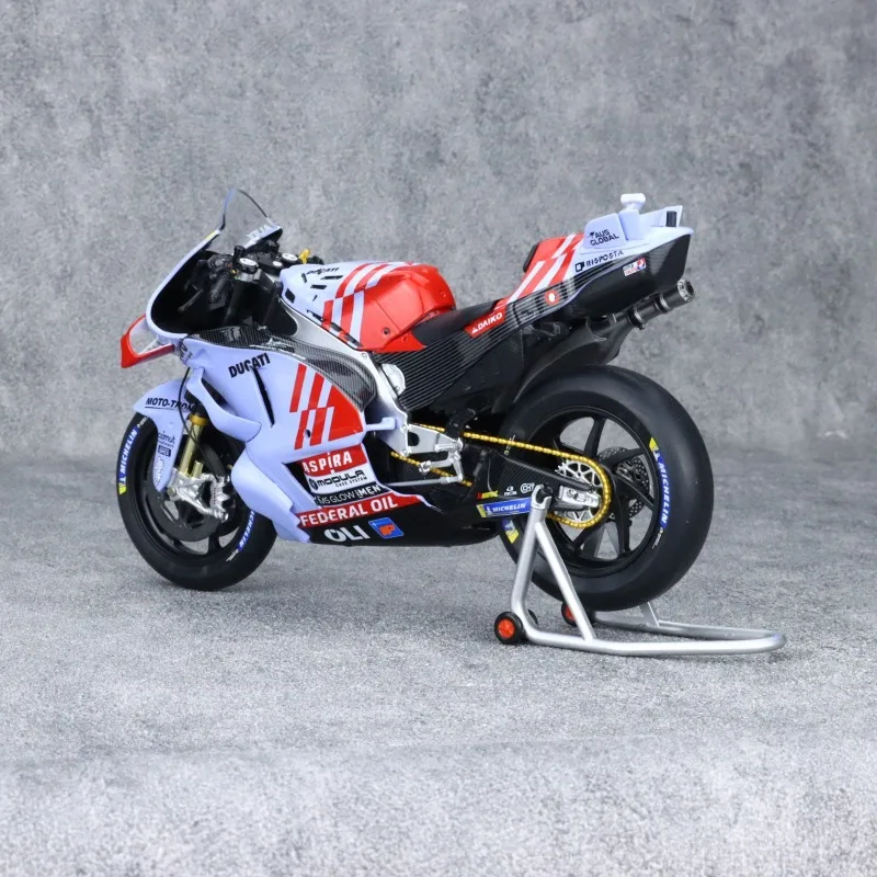 KILO 다이캐스트 1/12 스케일 두카티 합금 모형 자동차 두카티 GP23 # 73 A Marquis Motor Play Vehicles 소년용 장난감 선물 오리지널 박스