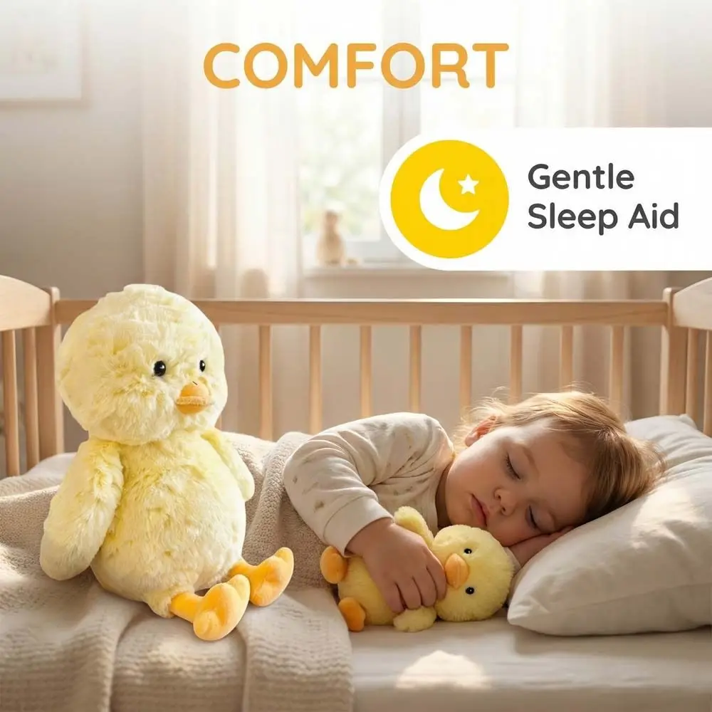 

Подушка для сна в виде желтой уточки, мягкая подушка-утка, мультяшная маленькая уточка 28 см, декор для дома, сидячие животные, рождественский подарок