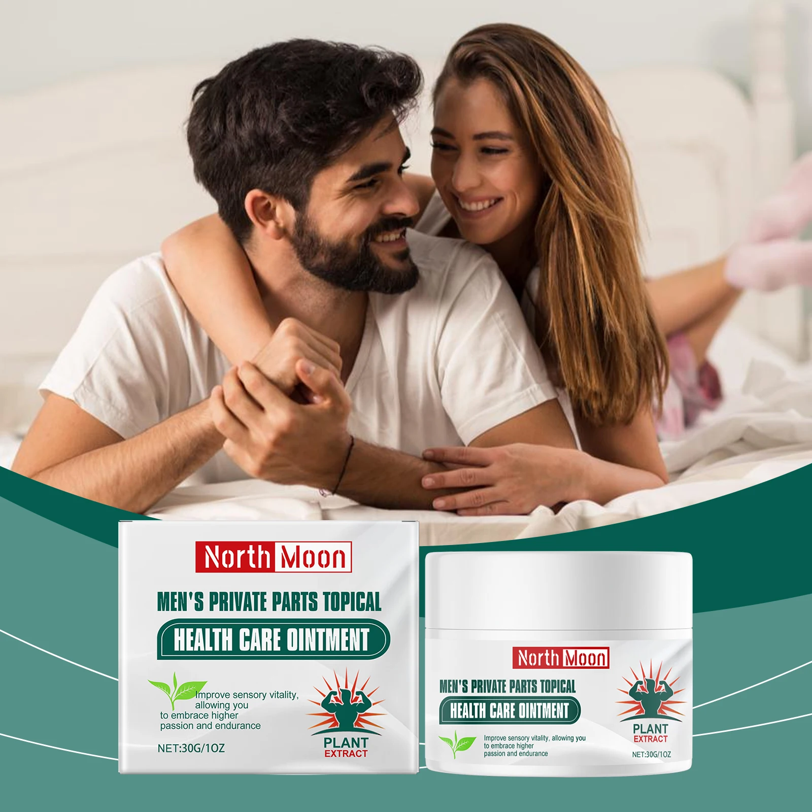 Crema de vitalidad y resistencia para hombres: mezcla de hierbas naturales con epimedium, ginseng, maca para el cuidado íntimo, soporte hidratante diario