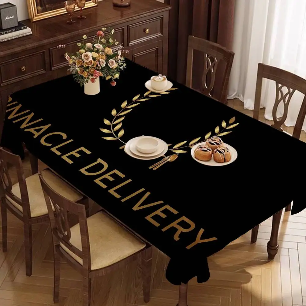 فريد بيري مفارش المائدة المنزلية لتزيين الطعام وإكسسوارات الطاولة المستطيلة قماش مقاوم للماء مضاد للبقع #4