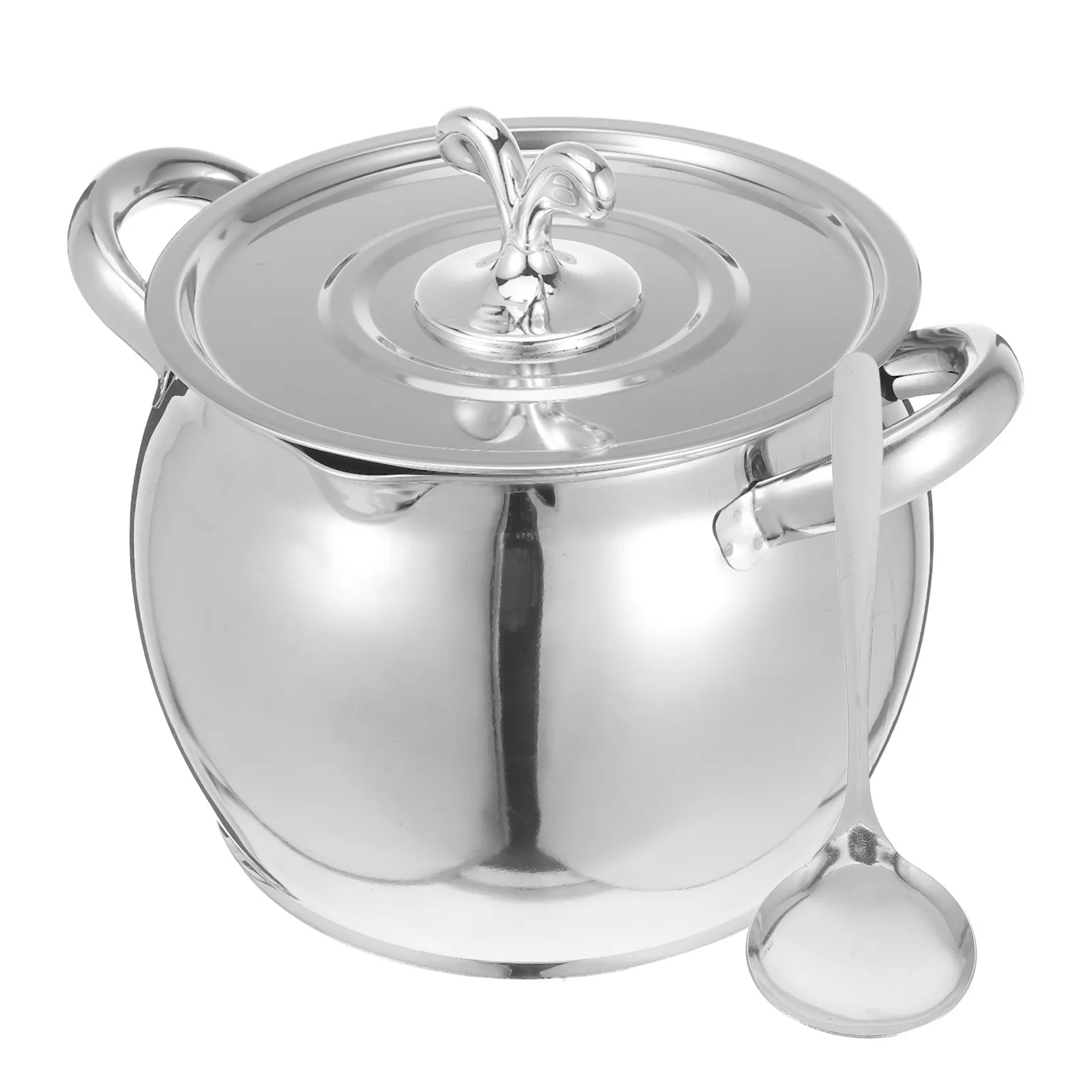 Stainless Steel Multifunctional Oil Storage Container Large Capacity Frying Pot with Lid Grease Separator Pot Cooking Oil Filter view 3