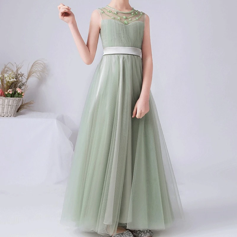 Grand Princess Dress for A Girl Violin Performance Evening Dress, Adult Host, Piano Performance Children's Evening Dress