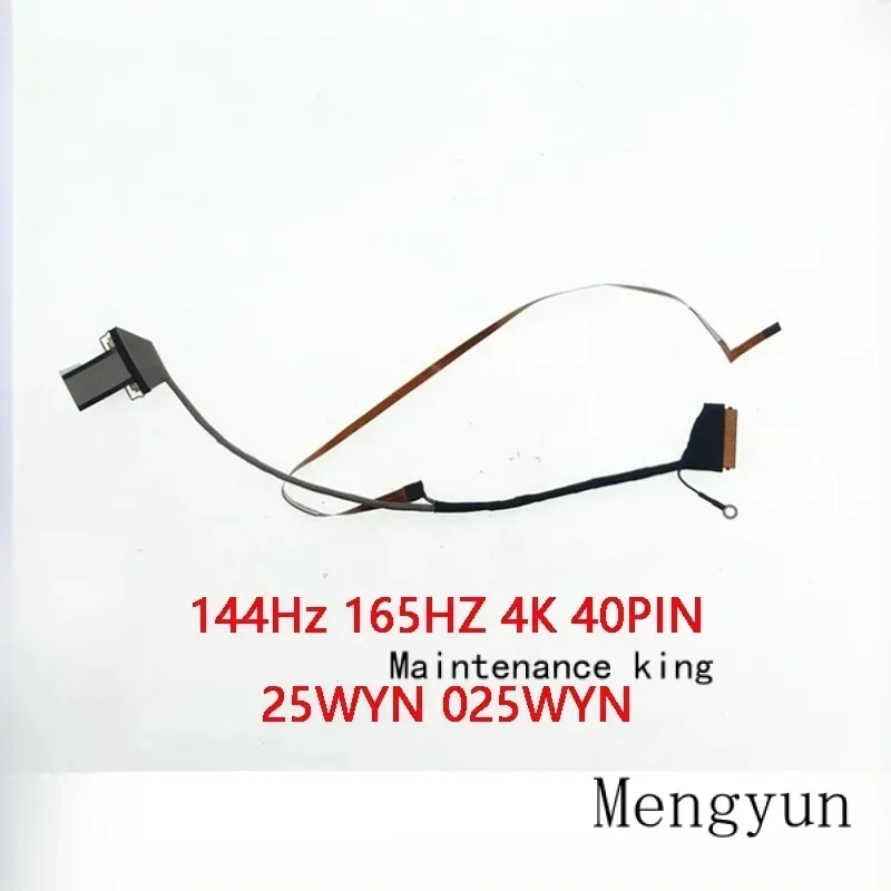 New genuine laptop LCD EDP FHD cable for Dell Inspiron G7 7500 G7 7700 14400Hz 165Hz 4K 40 battery 25wyn 025Wyn