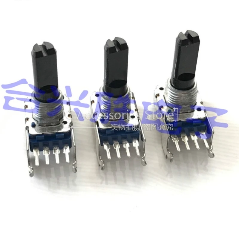 1PCS RK11 Type Horizontale Mixer Volume Roterende Potentiometer Enkele B50K B503 Half As Lengte 20MM 4Pin