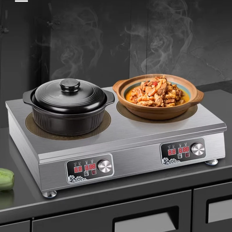 

Commercial Electric Ceramic Stove Multi-head 3500w Induction Cooker Malatang Double Four Six-eye Stove