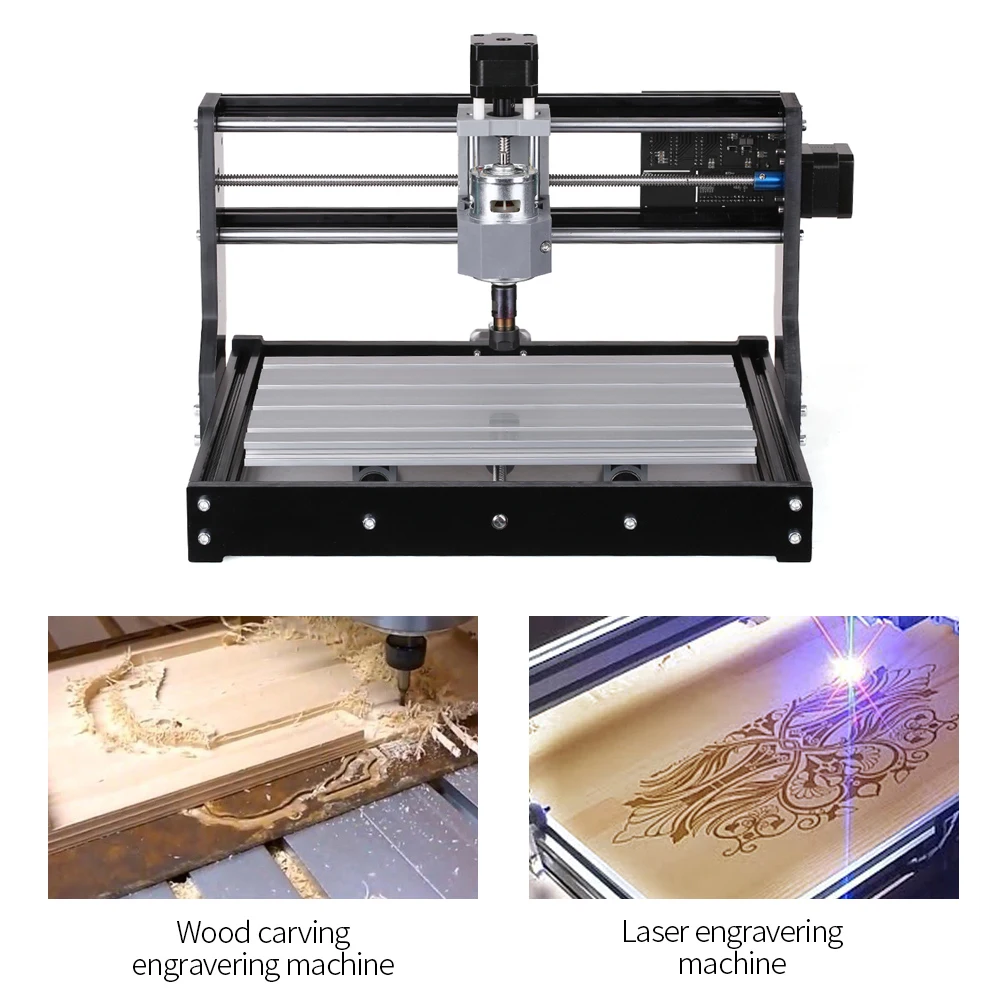 CNC3018 Engraving Machine DIY CNC Router Kit Mini GRBL Control 3 Axis for PCB PVC Plastic Wood Carving Milling Engraving Machine