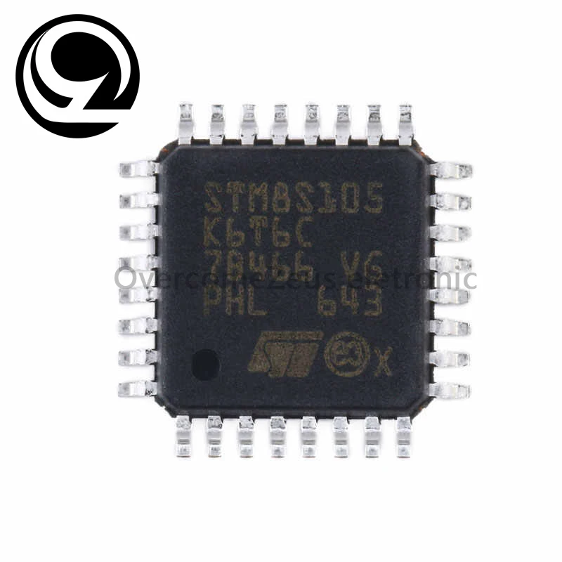 Original STM8S105K6T6C LQFP-32 16MHz 32KB Flash Microcontrolador MCU de 8 bits