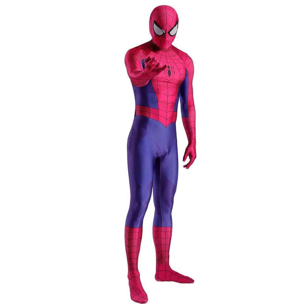 Spandex Spiderman Cosplay para crianças e adultos, Peter Parker, Super-heróis, Fatos Zentai, Halloween, 1994