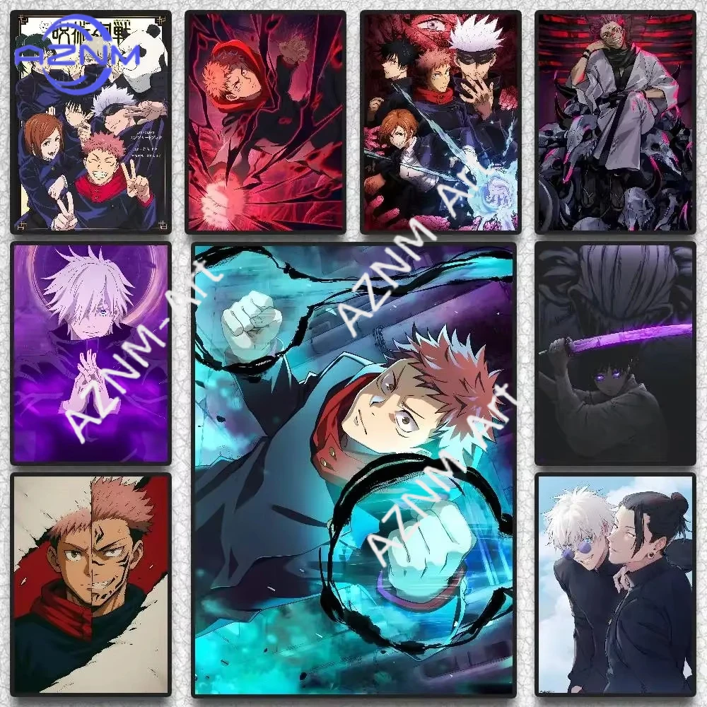 1pc Jujutsu Kaisen  Painting Home Living Room Art Craft Posters For Living Bedroom Room Decor