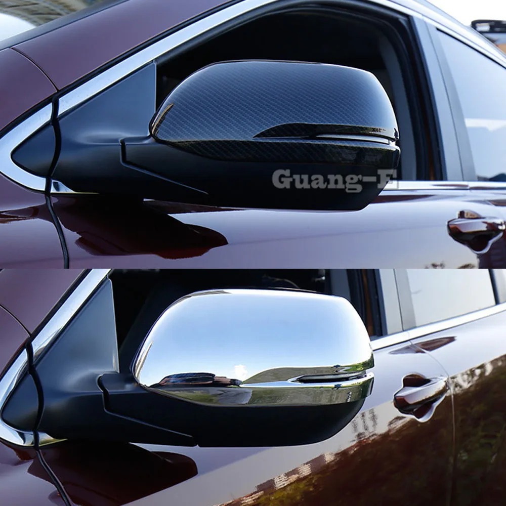 

For Honda CRV CR-V 2017 2018 2019 2020 2021 2022 Sticker Body Rear View Eyebrow Side Mirror Cover Trim Frame Lamp Parts Stick