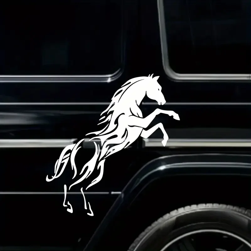 

LiemaSticker：Polyester Waterproof Material Horse Sticker for Car Side Baffle Add Style to Your Car